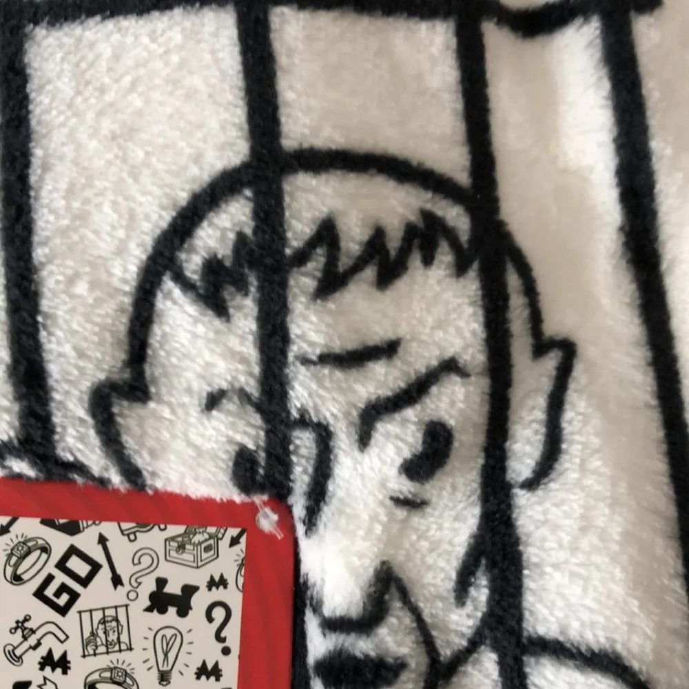 Hasbro Monopoly Plush Throw Blanket